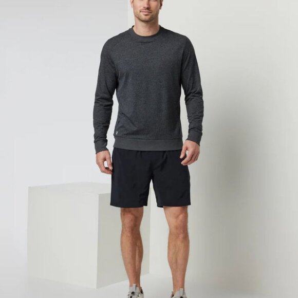 NWT! Vuori Men's Ponto Performance Crew | Charcoal Heather SMALL - Picture 4 of 12